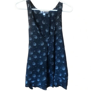 Black moon racerback dress tank top